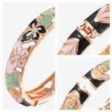 Cloisonne Bangles Butterfly Bangle Set Women Bracelet