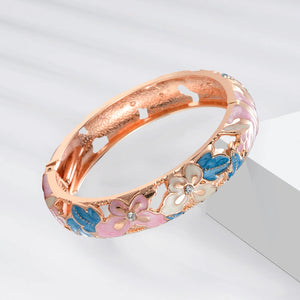 Cloisonne Bangles Butterfly Bangle Set Women Bracelet