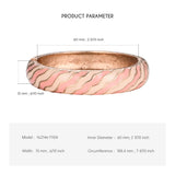 Striped Cloisonne Bracelet Enamel Bangle for Women