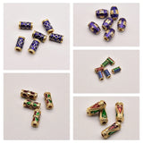 Cloisonne Brass Gold-Plated Bucket Beads for Jewelry Making