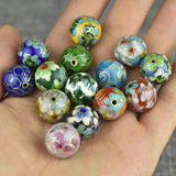 Cloisonne Enamel Filigree 16mm Bead Charm DIY Jewellery Making Pendant
