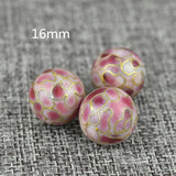 Cloisonne Enamel Filigree 16mm Bead Charm DIY Jewellery Making Pendant