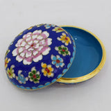 Cloisonne Jewelry Box 4 Inch Powder Box Beijing Crafts