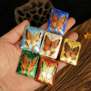 Vintage Butterfly Beads for Jewelry Making DIY Necklace Enamel Accessories