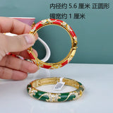 National Wind Cloisonne Bracelet 18KGP Jewelry 1PCS