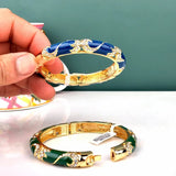 National Wind Cloisonne Bracelet 18KGP Jewelry 1PCS