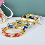 National Wind Cloisonne Bracelet 18KGP Jewelry 1PCS