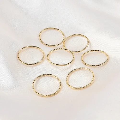19mm Button Hollow DIY Jewelry Earrings Necklace Accessories