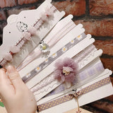 Purple Series Choker Daisy Lace Flowers Necklace
