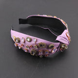 Rhinestone Headband for Prom and Catwalk Events