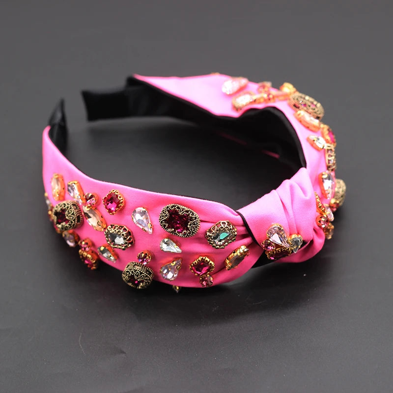 Rhinestone Headband for Prom and Catwalk Events
