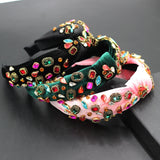 Rhinestone Headband for Prom and Catwalk Events