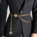 Women's Metal Chain Fringes Hip Waist Belt