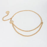 Women's Metal Chain Fringes Hip Waist Belt