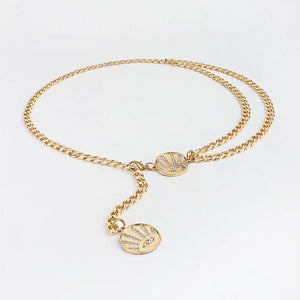 Women's Metal Chain Fringes Hip Waist Belt