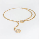 Women's Metal Chain Fringes Hip Waist Belt