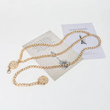 Women's Metal Chain Fringes Hip Waist Belt