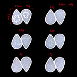 Clover Earring Silicone Mold DIY Epoxy Resin Jewelry Molds