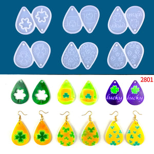 Clover Earring Silicone Mold DIY Epoxy Resin Jewelry Molds