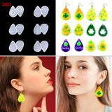 Clover Earring Silicone Mold DIY Epoxy Resin Jewelry Molds