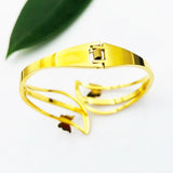 Clover Stainless Steel Sweet Butterfly Bracelet for Women Friends