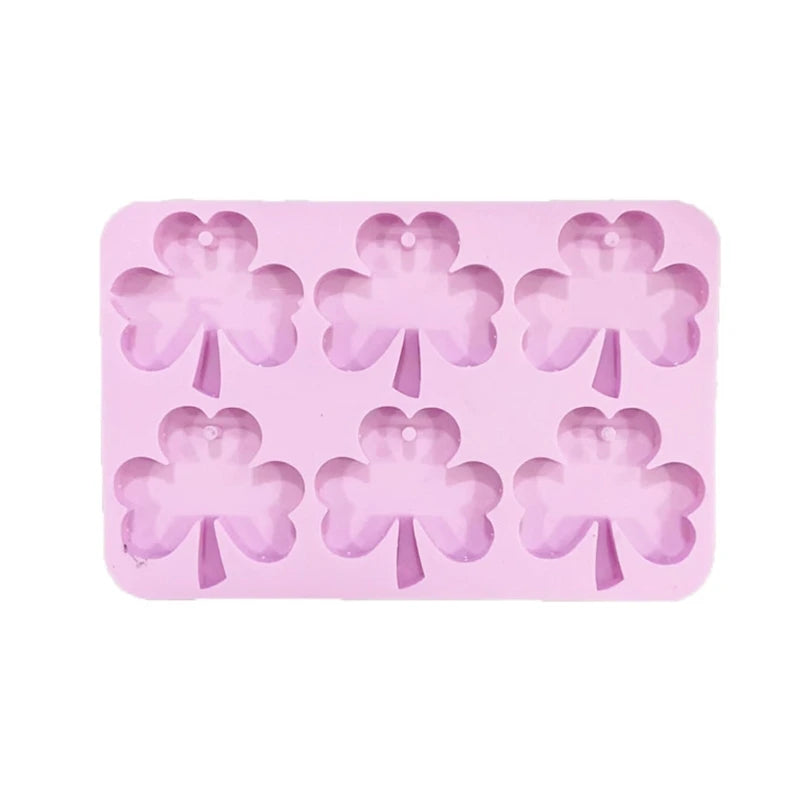 Clover-shaped Mirror Silicone Mold for Epoxy Resin DIY Craft