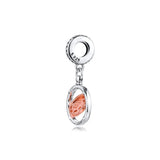 Compass Dangle Charm 925 Silver Beads for Europe Bracelet DIY
