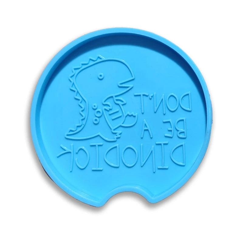 Coaster Epoxy Resin Mold Tray Plate Cup Mat Pad Silicone Mould