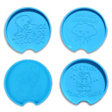 Coaster Epoxy Resin Mold Tray Plate Cup Mat Pad Silicone Mould
