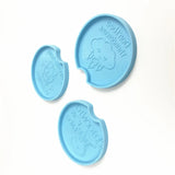 Coaster Epoxy Resin Mold Tray Plate Cup Mat Pad Silicone Mould
