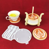 3D Triangle Coaster Holder Silicone Mold DIY Placemat Storage Rack
