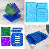 Resin Coaster Holder Mold Crystal Epoxy Mold