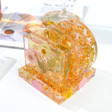 Coaster Mold Set Epoxy Resin Holder Silicone Mold Storage