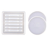 Coaster Mold Set Epoxy Resin Holder Silicone Mold Storage