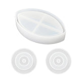 Silicone Evil Eye Coaster Mold for Resin Casting