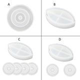 Silicone Evil Eye Coaster Mold for Resin Casting