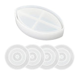 Silicone Evil Eye Coaster Mold for Resin Casting