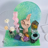 Diamond Resin Epoxy Silicone Molds for Coaster Making