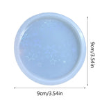 Holographic Resin Coaster Molds for Epoxy DIY