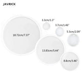 Round Coaster Resin Mold DIY Tray Mold for Keychain Making