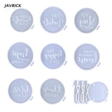 Coaster Resin Molds,8PCS Silicone & Storage Rack,Coaster Molds,Resin Casting
