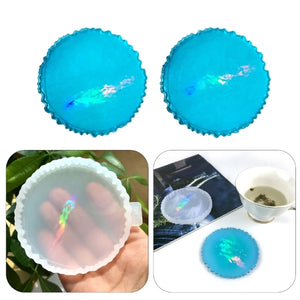 Coaster Resin Molds Silicone for Epoxy Resin