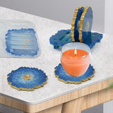 Irregular Coaster Resin Molds with Holder Mold