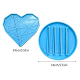 Coaster Resin Molds Set Cup Mat Epoxy Resin Casting Mold