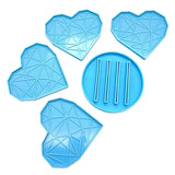 Coaster Resin Molds Set Cup Mat Epoxy Resin Casting Mold
