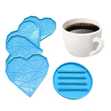 Coaster Resin Molds Set Cup Mat Epoxy Resin Casting Mold