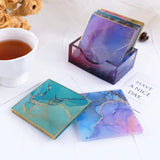 Coaster Resin Molds Set Cup Mat Holder Silicone Mold DIY Craft