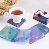 Coaster Resin Molds Set Cup Mat Holder Silicone Mold DIY Craft