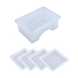Resin Coaster Molds Set with Stand