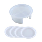 Coaster Resin Molds Set Cup Mat Holder Silicone Mold DIY Craft